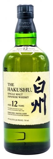 Suntory Single Malt Japanese Whisky Hakushu, 12 Year Old 750ml