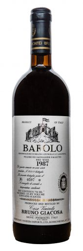 1987 B. Giacosa Barolo Villero 750ml