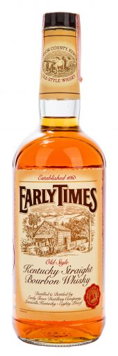 Early Times Bourbon Whiskey Old Label 750ml