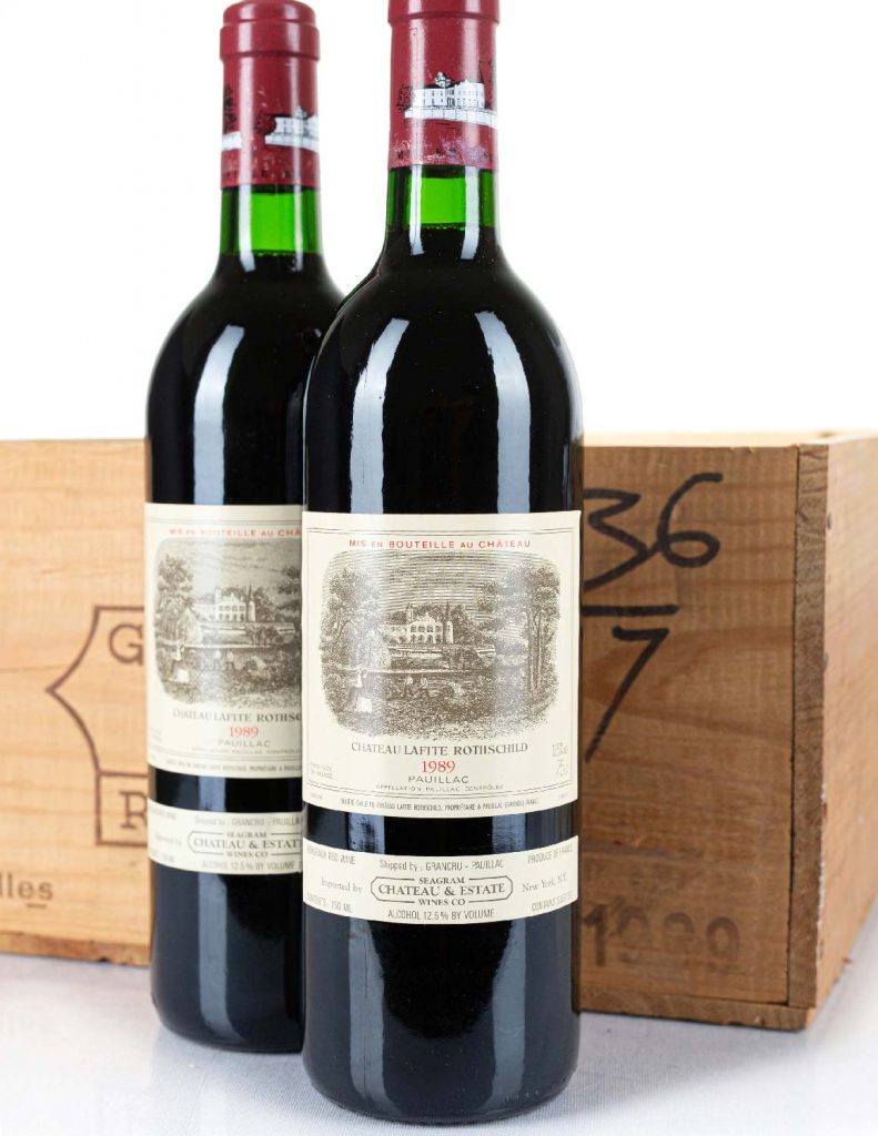 Lots 39-43: 12 bottles each 1989 Chateau Lafite Rothschild in OWC